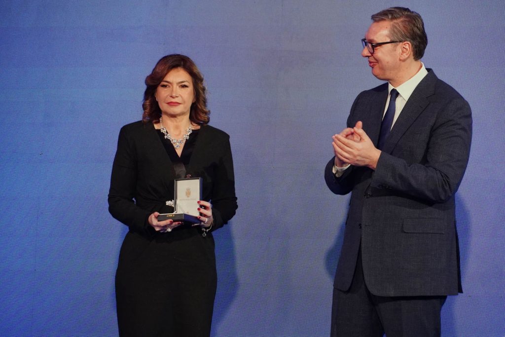 Danka Nešović i Aleksandar Vučić