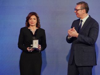 Danka Nešović i Aleksandar Vučić