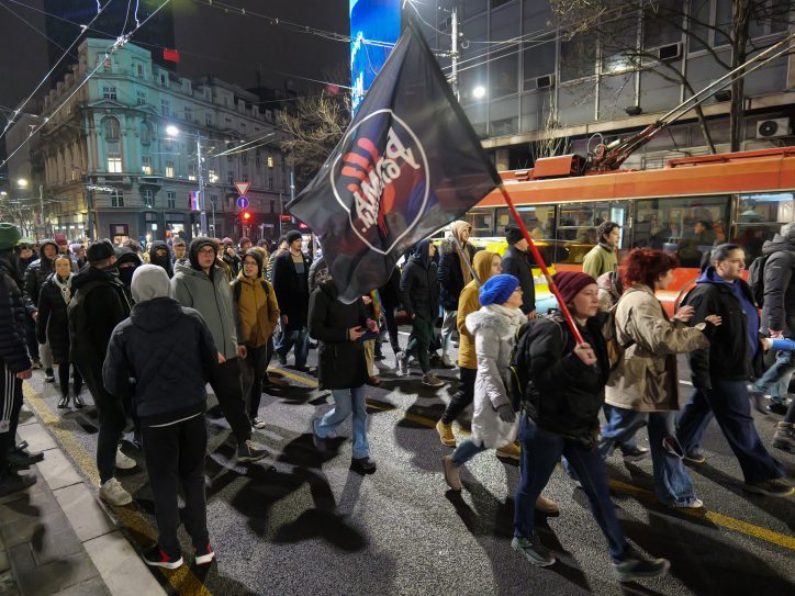 Protest u Beogradu