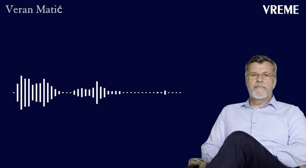 Veran Matić, intervju Vremena