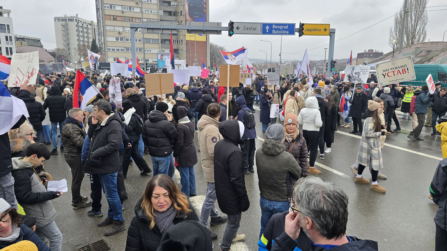 Protest u Kragujevcu