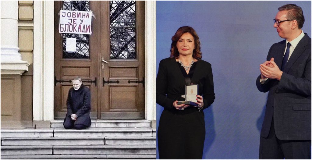 Direktor Jovine gimnazije, Danka Nešović, Aleksandar Vučić