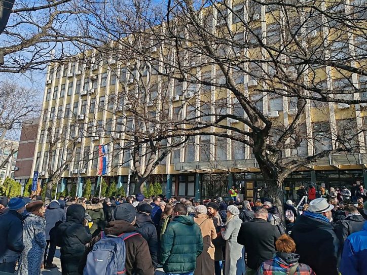 Protest ispered suda u Novom Sadu