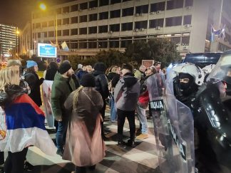 Studenti na ulicama Novog Sada