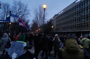 Studenti na ulicama Novog Sada