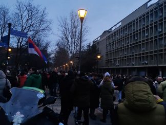 Studenti na ulicama Novog Sada