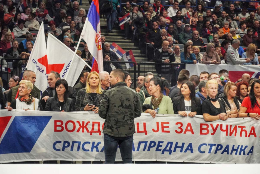 Miting Vučića u Areni