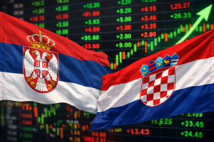 Srpska i hrvatska zastava