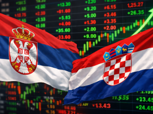 Srpska i hrvatska zastava