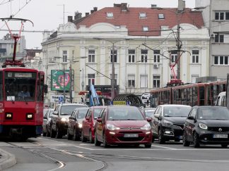Saobraćajna gužva u Beogradu