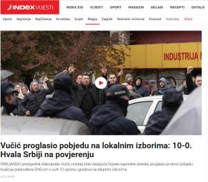 Hrvatski mediji: Lokalni izbori u Srbiji obeleženi incidentima i neregularnostima