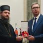 Predsedniku Srbije Aleksandru Vučiću episkop bihaćko-petrovački Sergije uručio Orden Novomučenika bihaćko-petrovačkih.