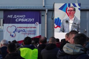 Predsednik Srbije Aleksandar Vučić u Kuli