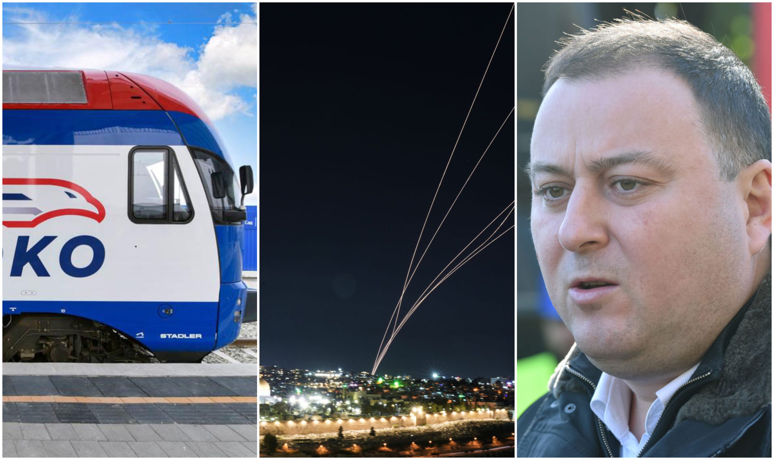 Voz Soko, raketiranje Jerusalima, Miroslav Čučković, kolaž