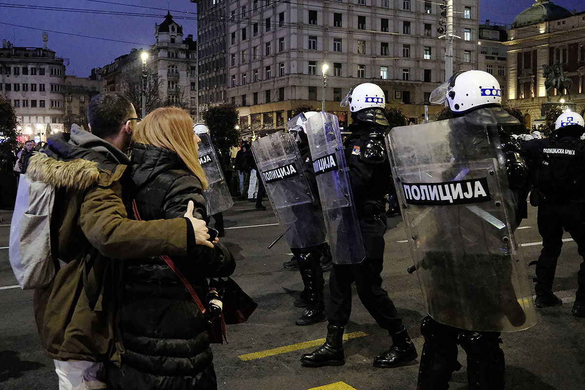 Studenti zovu ispred 29. novembra zbog hapšenja kolega
