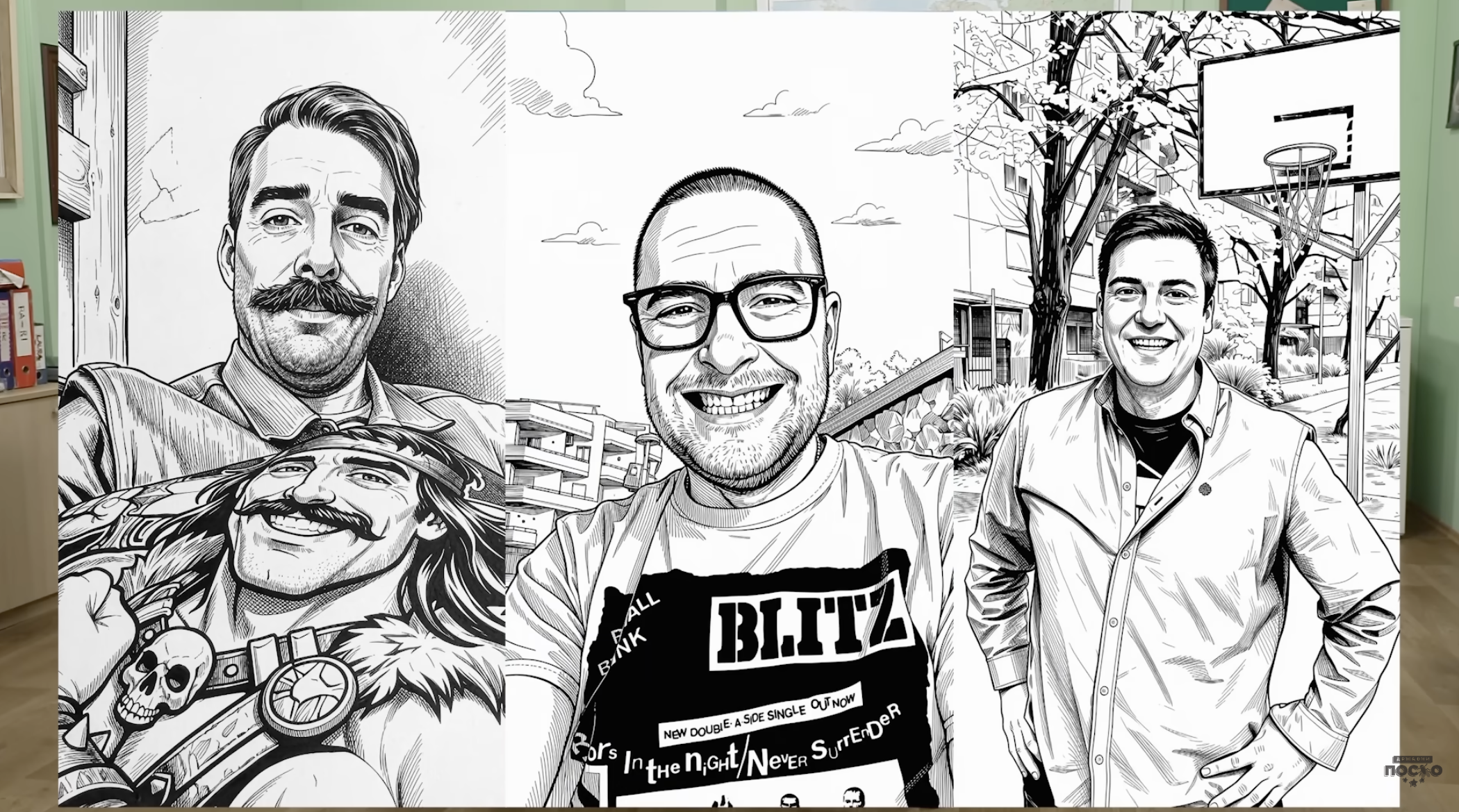 Državni posao, glumci, kolaž