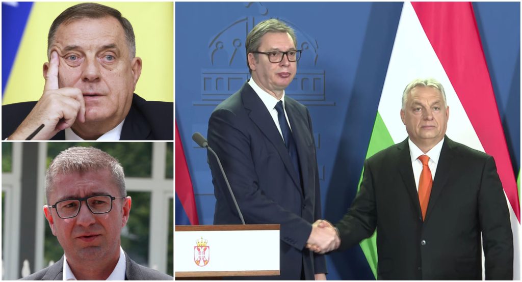 Orban, Vučić, Dodik, Micoski