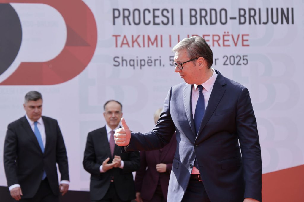 Aleksandar Vučić na samitu Brdo - Brioni