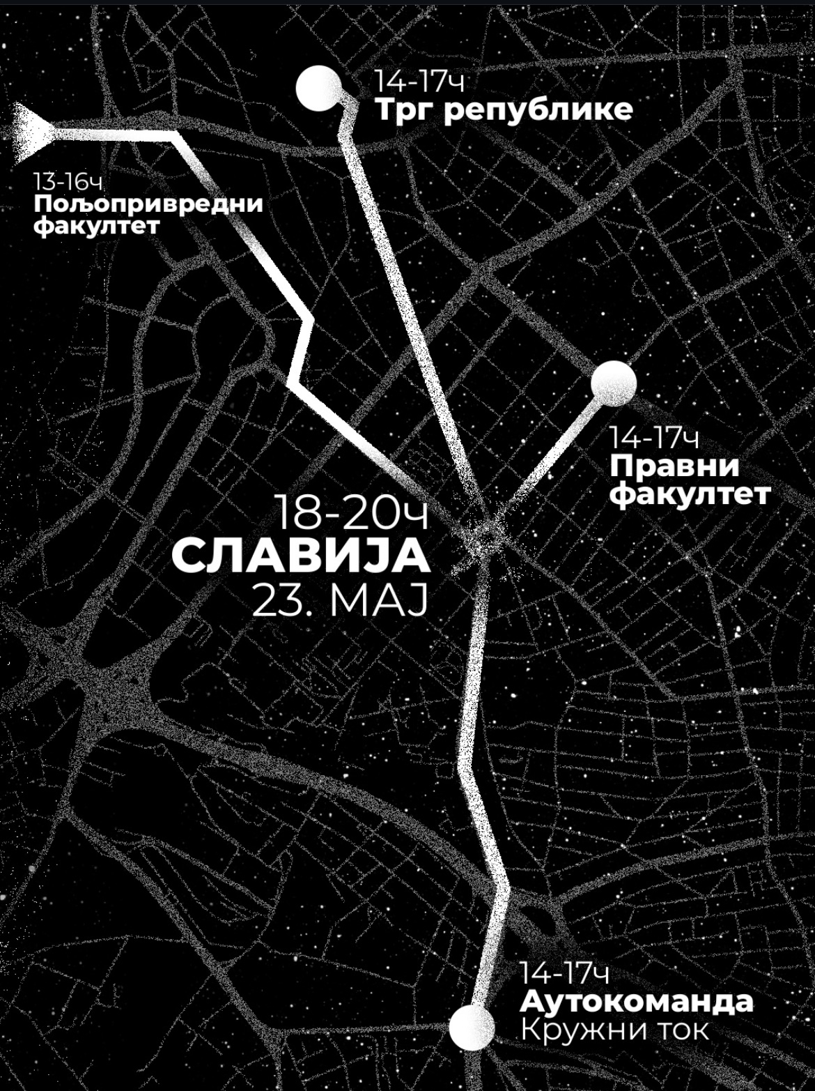 23. maj slavija protest