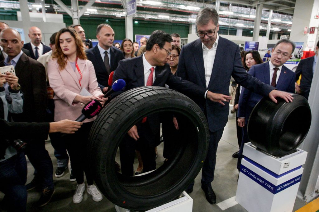 Vučić na otvaranju Linglonga