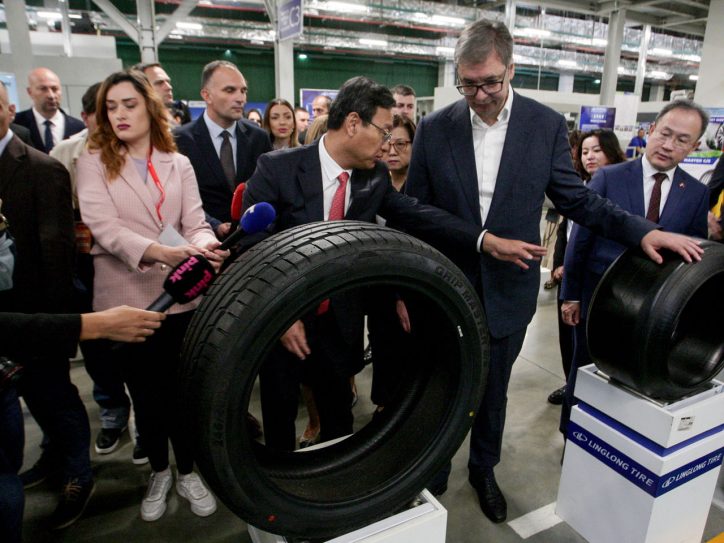 Vučić na otvaranju Linglonga