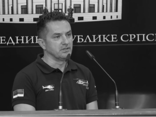 Boban Kusturić na konferenciji za štampu