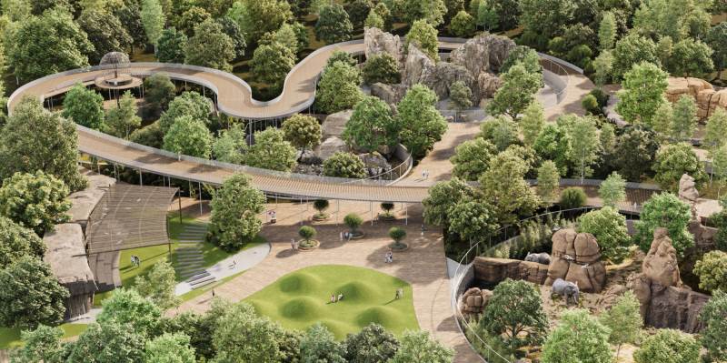 Idejno rešenje za novi zoo-vrt na Adi
