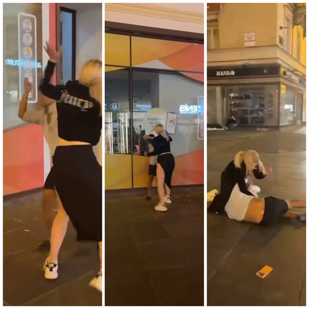 Tuča u Zagrebu
