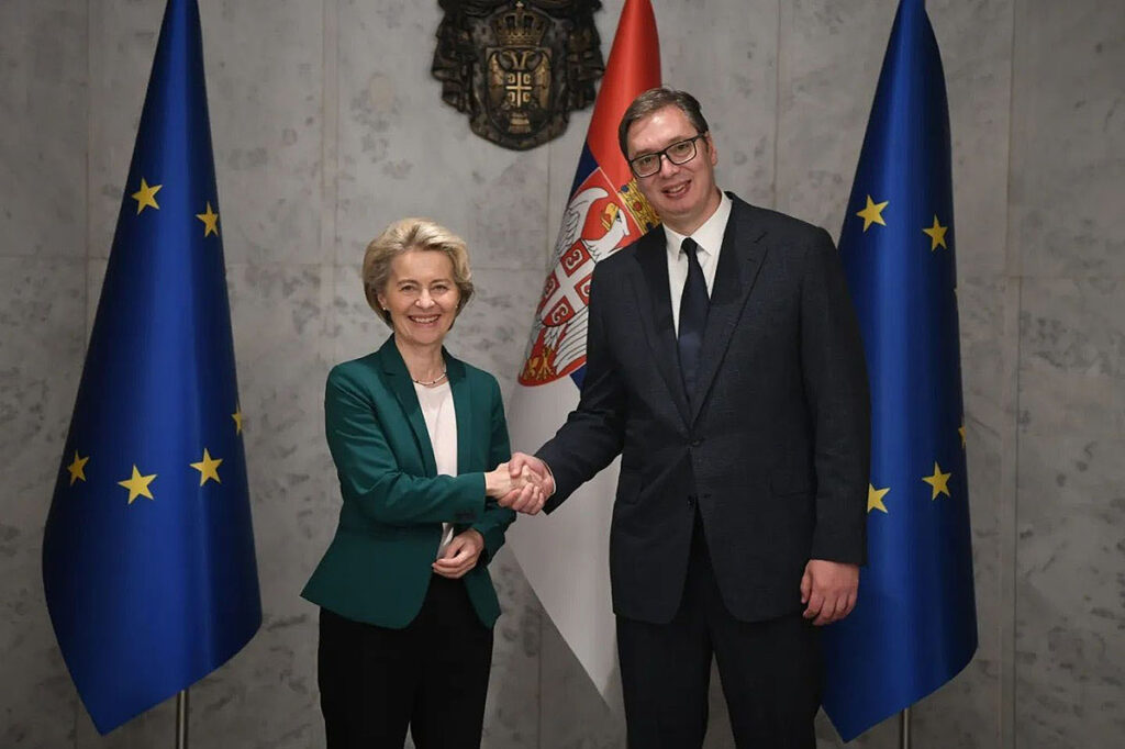 Ursula fon der Lajen i Aleksandar Vučić
