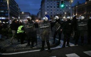 Propalestinski skup: U Rajićevoj uhapšeno deset demonstranata