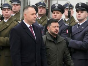 Karol Navrocki i Volodimir Zelenski