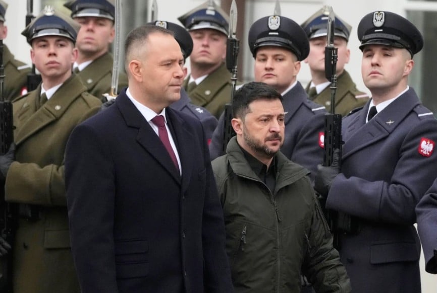 Karol Navrocki i Volodimir Zelenski