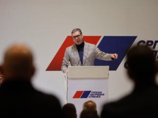 Aleksandar Vučić na GO SNS-a