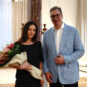 Aleksandar Vučić i Ketrin Zita Džouns