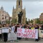 Protest đaka i roditelja Jovine gimnazije u Novom Sadu