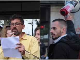 Vladimir Mihić (levo) i Brajan Brković (desno)
