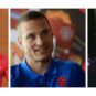 Novak Đoković, Nemanja Vidić i Dejan Bodiroga