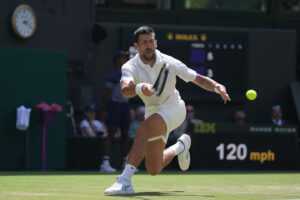 Novak Djoković protiv Romana Safjulina, Vimbldon 2026.