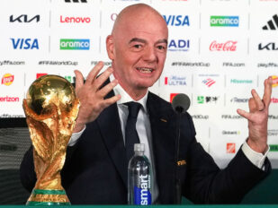 Đani Infantino drži govor, Svetsko prvenstvo 2026.