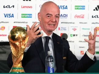 Đani Infantino drži govor, Svetsko prvenstvo 2026.
