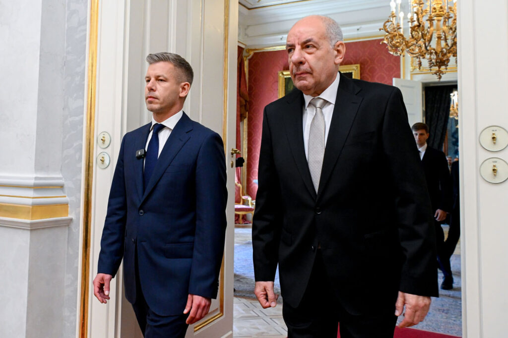 Premijer Peter Mađar i predsednik Mađarske Tamaš Šuljok