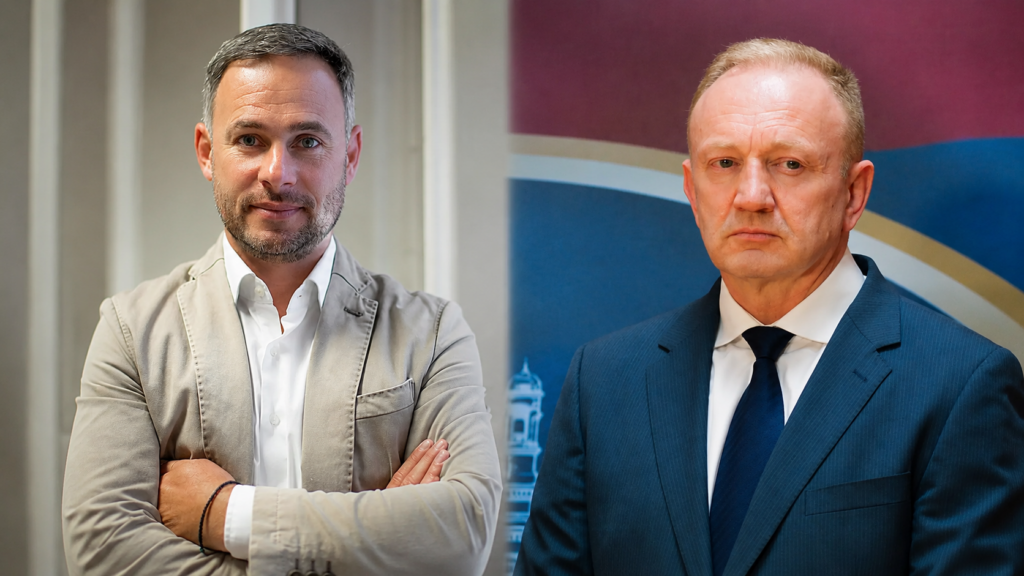 Miroslav Aleksić i Dragan Đilas