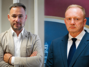 Miroslav Aleksić i Dragan Đilas