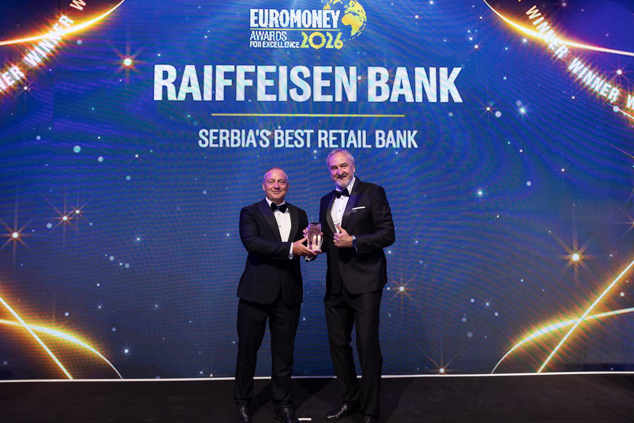 Dodela nagrade za izvrsnost Raiffeisen banci