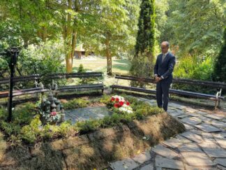 Đuro Macut u manastiru Lelić