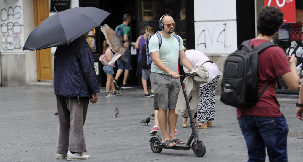 Električni trotinet u Knez Mihailovoj
