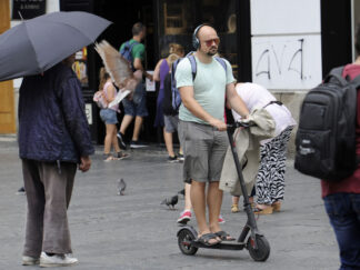 Električni trotinet u Knez Mihailovoj