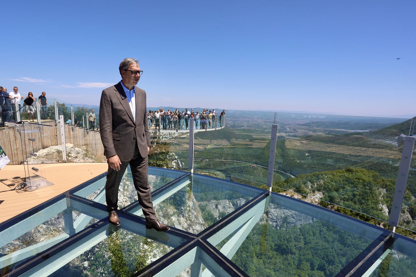 Predsednik Aleksandar Vučić na otvaranju vidikovca naKablaru