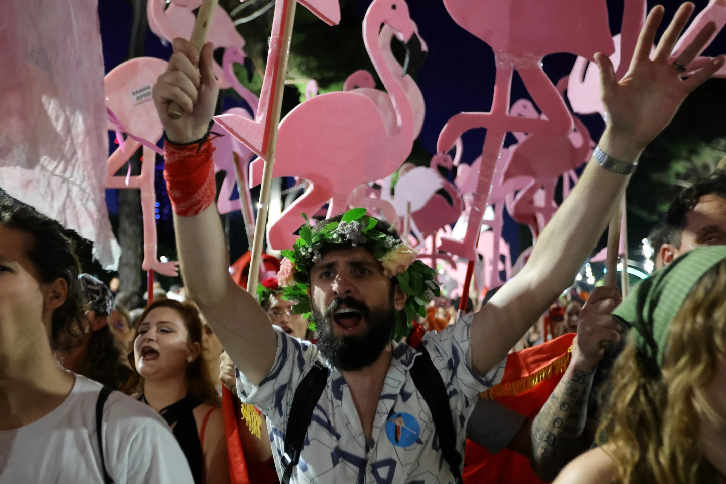Protesti u Albaniji u okviru takozvane "flamingo revolucije"