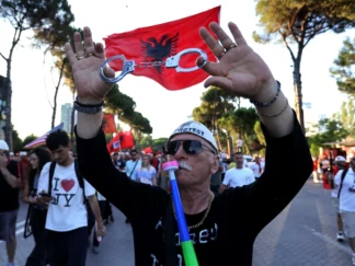 Protesti u Albaniji u okviru takozvane "flamingo revolucije"